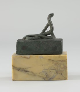 Snake sarcophagus, Snakes; Atum mythology, Renenutet mythology . Reliquary-sarcophagus in the form