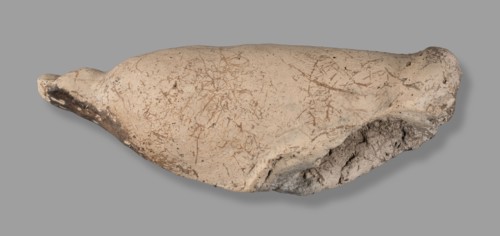 Votive offering in the form of a phallus, votive offering, phalluses, 332–30 BC; Hellenistic