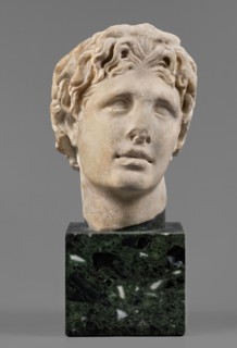 Head of Alexander the Great, unknown Roman workshop. Alexander III the Great King of Macedonia;