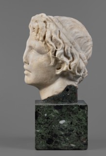 Head of Alexander the Great, unknown Roman workshop. Alexander III the Great King of Macedonia;
