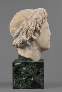 Head of Alexander the Great, unknown Roman workshop. Alexander III the Great King of Macedonia;