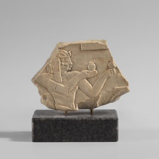Relief depicting King Amasis - copy of artifact no. 141276, contemporary product, copy, height 7.1