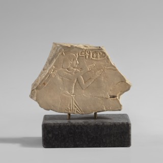 Relief depicting King Amasis — copy of artifact no. 141276, creator unknown, contemporary product,