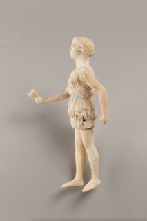 Doll with movable limbs, terracotta, made of terracotta. The doll with movable limbs depicts a
