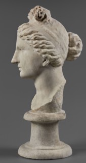 Head of the goddess Aphrodite, Roman workshop, restitution Przeworsk, Aphrodite mythology, Roman