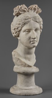 Head of the goddess Aphrodite, Roman workshop, Roman sculpture, portraits, early 1st century 1st