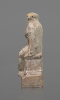 Terracotta figurine of an actor, terracotta, actors, ancient theater, male figurines. Figurine of