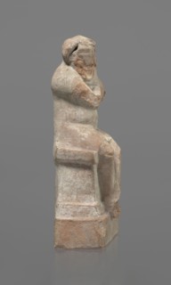 Terracotta figurine of an actor, Terracotta; Hellenistic period, Greece, 332–30 BC. Figurine of an