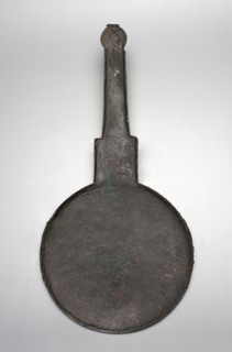 Hand mirror, creator unknown, late 4th century BC, place of origin unknown, mirror, height 36.5 cm,