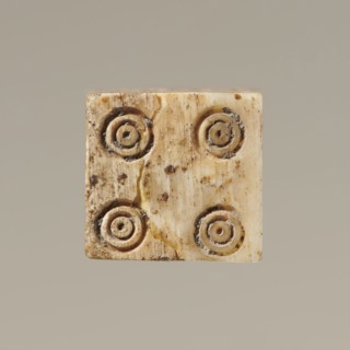 Dice, dice, toys, parlor games; 323 BC–395 Hellenistic period–Roman period; dating previously
