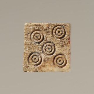 Dice, dice, toys, parlor games, 323 BC–395 Hellenistic period–Roman period, Greece, toy, A square,