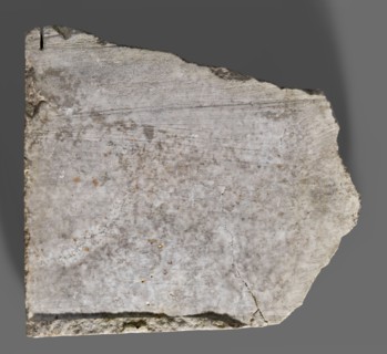 Fragment of an orthostat with relief decoration, unknown Neo-Assyrian workshop. Fragment of a stone