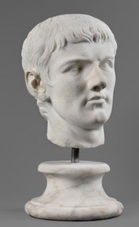 Portrait of Drusus the Younger, unknown Roman workshop, male portraits, Roman sculpture, male