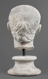 Portrait of Drusus the Younger, unknown Roman workshop, male portrait, Roman sculpture — male head;