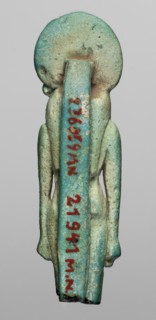 Amulet — figurine of a lion-headed goddess Sachmet?, Figurine of the goddess Sachmet with a lion's
