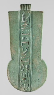Amulet - weight of the menit necklace of the priest Achpet, menit, Achpet ca. 664–404 BC,