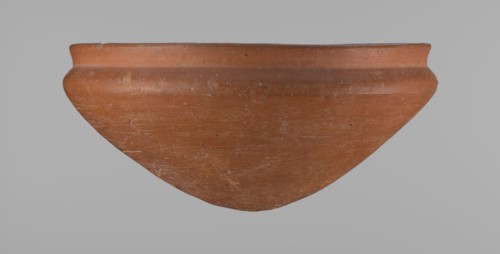 Medum type bowl, Ceramics; Egyptian pottery vessel Medum type bowl with carination under the rim.