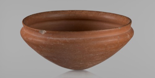 Medum type bowl, Medum type bowl with carination under the rim. Rim diameter smaller than the