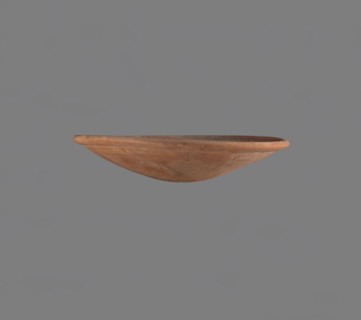 Bowl, Low bowl with a rounded bottom and a widening, rounded rim. Nile clay, fine-grained,