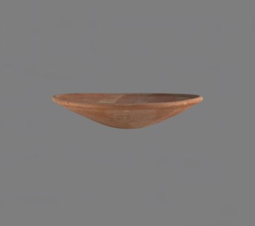 Bowl, Low bowl with a rounded bottom and a widening, rounded rim. Nile clay, fine-grained,