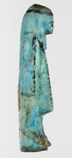 Shabti overseer Amenemone, A shabti funerary figurine depicted in living attire, wearing a