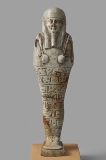 Ushabti of General Chaihorpata, Chaihorpata ca. 380–343 BC. Shabti, mummy-shaped figurine, standing