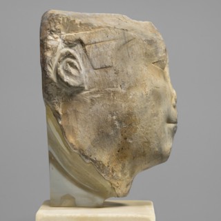 Sculptural model - head of Ptolemy II, Ptolemy II Philadelphus ruler of Egypt; 285–246 BC.