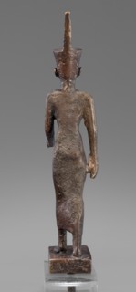 Figurine of the goddess Neith. The goddess Neith is depicted in a striding position, with her right