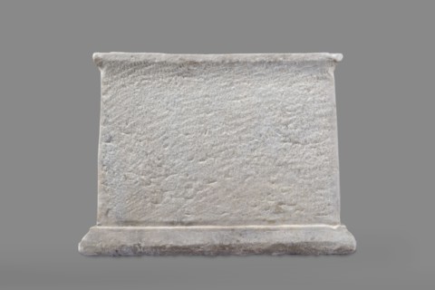 Urn with a depiction of swans, unknown Roman workshop. Sepulchral funerary urn, Roman, dated to the