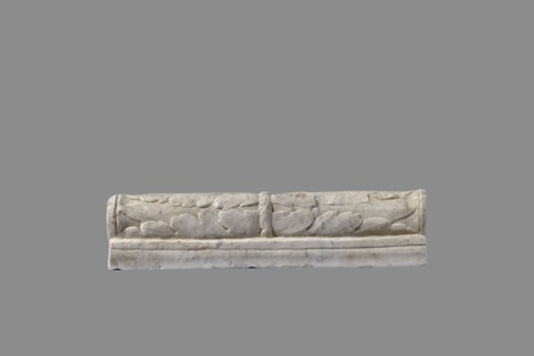 Urn with a depiction of swans, unknown Roman workshop. Urn with sepulchral funerary function,