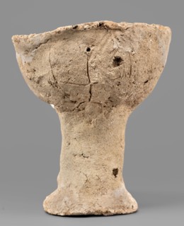 Beaker with engraved decoration, unknown northern Mesopotamian workshop. Hand-made beaker on a