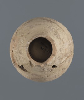 Globular vessel, unknown Northern Mesopotamian workshop Khaburu Basin, vice-free vessel from Early