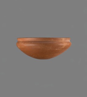 Medum-type bowl, Egyptian ceramics; Medum-type bowl with characteristic carination under the rim.