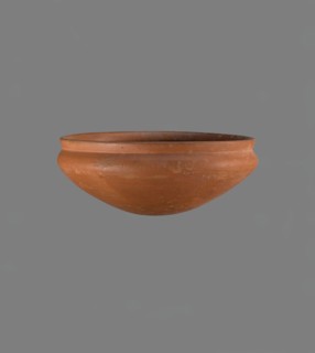 Medum-type bowl, Clay vessel, Medum-type bowl with characteristic carination under the rim. Rounded