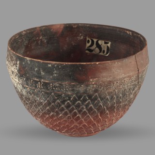 Megarian bowl, unknown Ionian workshop, classified Gallic scenography, end of 2nd–beginning of 1st