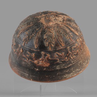 Megarian bowl, KIPBEI workshop, 2nd half of the 2nd century BC, Smyrna, vessel, Megarian bowl,