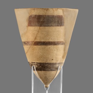 Cup, unknown Middle Assyrian workshop, Mitannian pottery Northern Mesopotamia, Mitanni Kingdom in