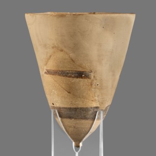 Cup, unknown Middle Assyrian workshop; Mitannian painted pottery Northern Mesopotamia, Mitanni