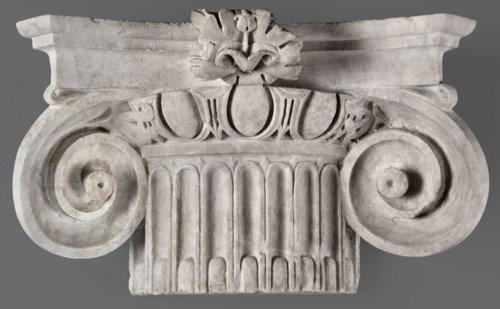 Ionic pilaster capital, unknown Roman workshop, 2nd century, Roman Empire 27 BC–476, architectural