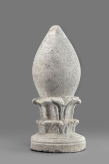 Pine cone-shaped cippus;, classified as Gallo-Classical scenography, architectural elements,