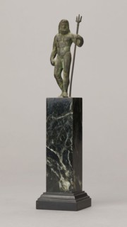 Figurine of Poseidon, unknown Roman workshop. Figurine of Poseidon standing in contrapposto,