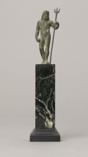 Figurine of Poseidon, unknown Roman workshop. Figurine of Poseidon standing in contrapposto,
