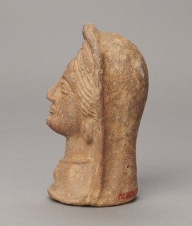 Votive head, Madeyski, Antoni 1862-1939, 3rd–2nd century BC, Central Italy, sculpture; height 14.5