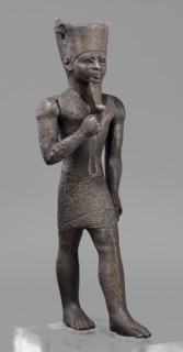 Figurine of the god Amun, Amun mythology, Egyptian deities, male figurines, Egyptian art, Once
