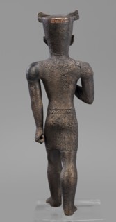Figurine of the god Amun, Amun mythology, Egyptian deities, male figurine, Egyptian art, once
