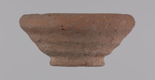 Bowl, Egyptian pottery, clay vessel, bowl, 332 BC–395 AD Ptolemaic–Roman Period, from Edfu; vessel;