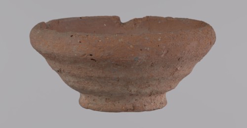 Bowl, unknown creator; Egyptian pottery vessel made of clay; bowl; Ptolemaic Period–Roman Period