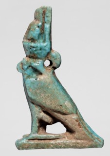 Amulet - Horus; falcons, birds, sacred animals, amulets, Horus myth.. Amulet of Horus in the form