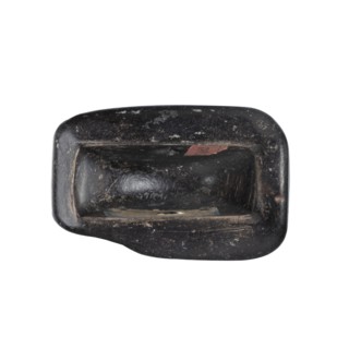 Stamp seal with a depiction of a bull's head. Eastern Cypriot, stamp seal with a full, arched