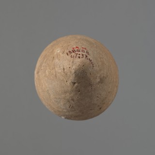 Vessel with hieratic inscription, Egyptian ceramic conical vessel tapering toward the bottom,